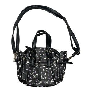 Black Floral Mini Bag